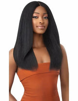 Perruque yaki Noir (1B) - Outré lace front wig Neesha 207