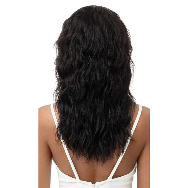 Perruque bandeau loose body noir naturel cheveux 100% humains vierges Outre headbandwig