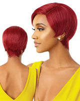 Perruque pixie rousse Outré Daily Wig Elise en roux Red Passion - Tête Complète