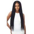 Perruque Tressée Outré FEED-IN BOX BRAIDS - Lace HD 4X4 Transparente avec baby hair