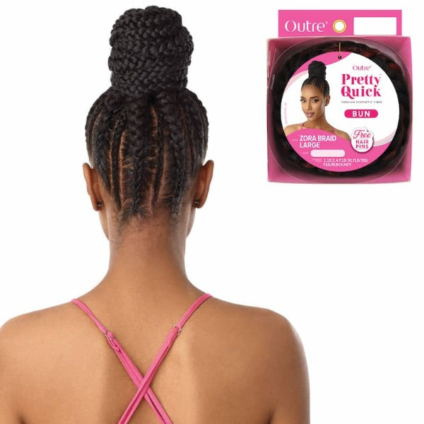 Postiche chignon bun tressé Zora Braid large 