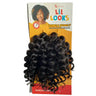 Mèches X-Pression courtes Bounce & Bounce 5 Pouces Lil Looks Outré pour crochet braid en noir naturel (2)