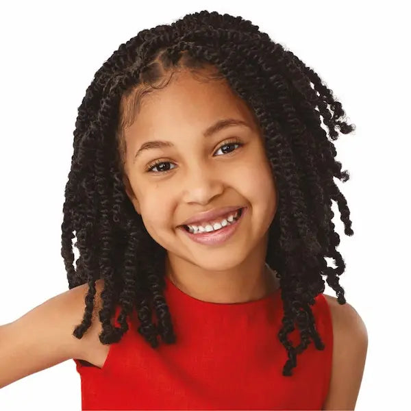 crochet braids twists courts Mèches Enfant Outre X-pression Lil Looks WAVY BOMB TWIST 8 pouces