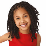 crochet braids twists courts Mèches Enfant Outre X-pression Lil Looks WAVY BOMB TWIST 8 pouces