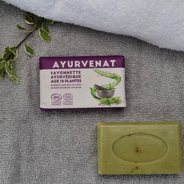 Savon ayurvédique aux 18 herbes Bio - Ayurvenat 