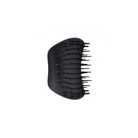 brosse exfoliante et massante couleur noire pour le cuir chevelu, tangle teezer