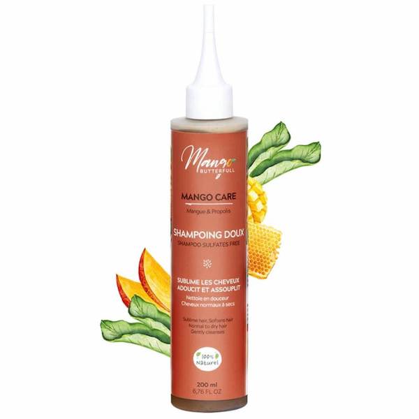 Shampoing doux 100% naturel CARE - Mango Butterfull - Shampoing - Diouda