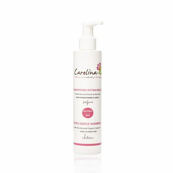 Carolina B Shampoing Enfant Extra Doux Aloe Vera et Huile de ricin