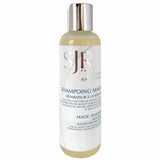 SJR Paris Shampoing Magic Réparateur à la Keratine sans sulfate pour les cheveux naturels ou abîmés par des colorations, mèches, défrisages, lissages et abus de fer à lisser.