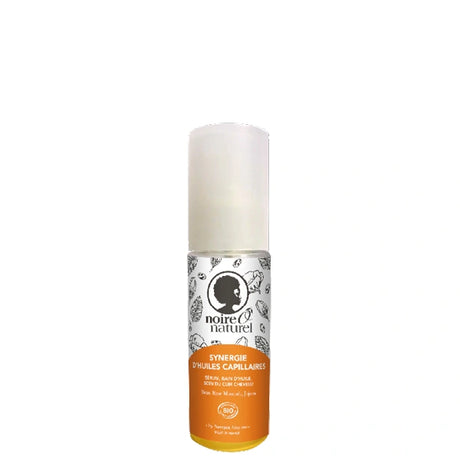 noire o naturel synergie d'huiles capillaires cheveux secs