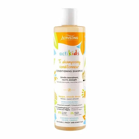 Actikids Ti Shampooing Conditionneur Enfant | Activilong  formule douce, sans sulfate pour nettoyer les cuirs chevelus les plus délicats.