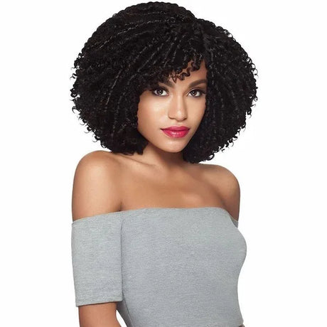 Tissage Semi Naturel Curly Avec Closure Purple Pack SPIRALLY