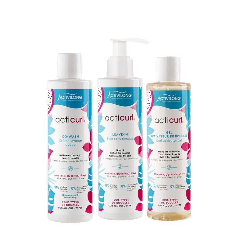 Trio Wash and Go Cheveux Bouclés Activilong ACTICURL Hydra 